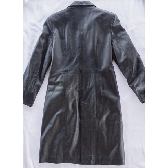 Genuine Leather Belted Walking Jacket - Picture 2 of 6